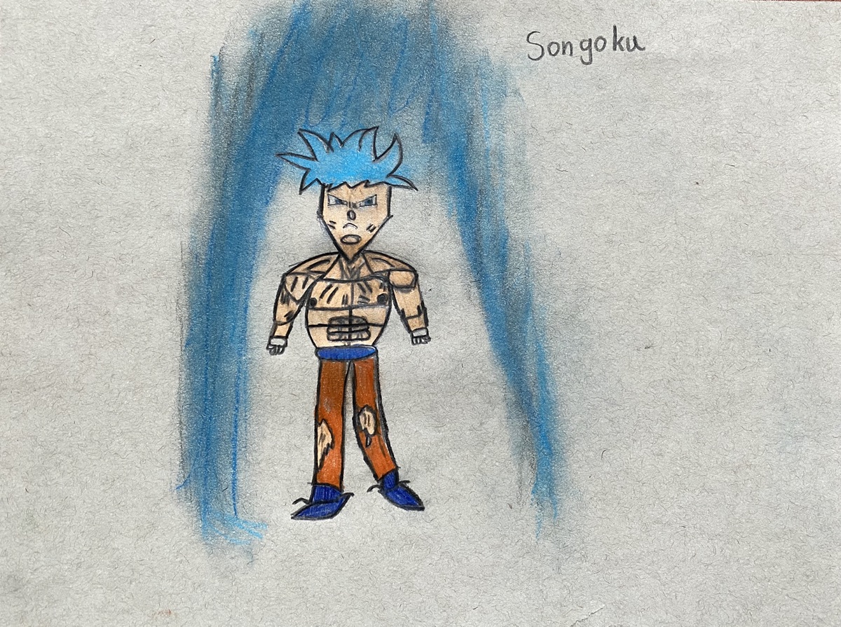 Jamil Haifizi, 11 Jahre, Songoku, Pastell