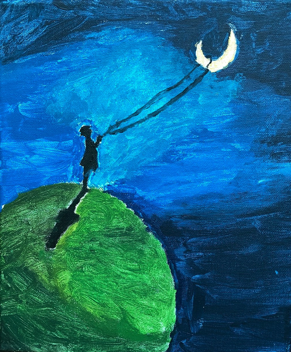 Hermine Mörschel, 9 Jahre, ohne Titel, Acryl