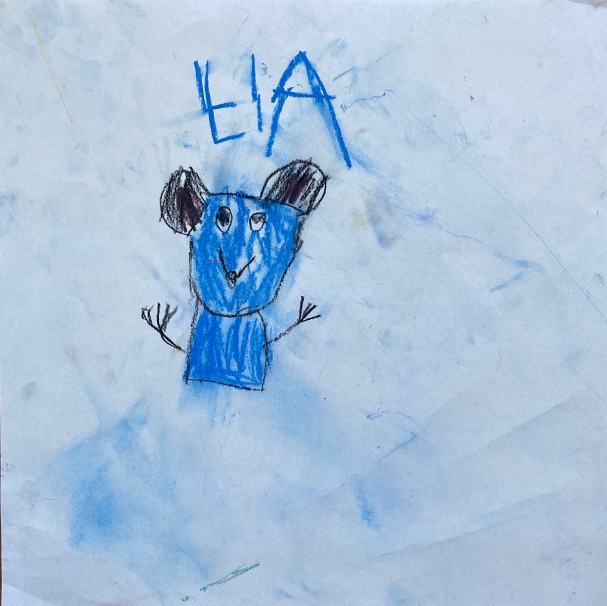 Lia Lukaschyk, 5 Jahre, ohne Titel, Pastell