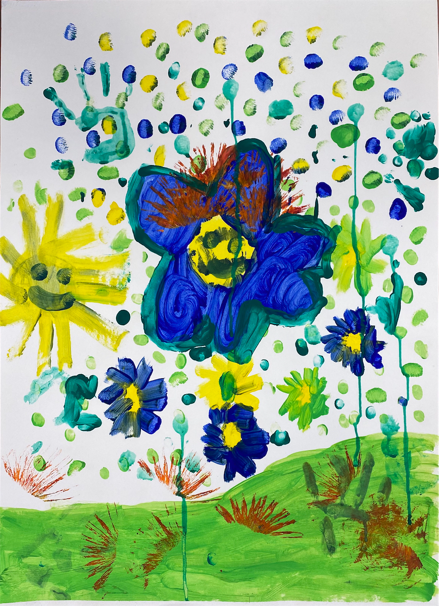 Anouk Göbler, 7 Jahre, ohne Titel, Gouache