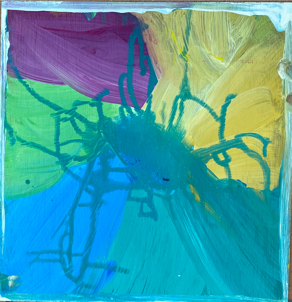 Luis Westenberger, 7 Jahre, Das bunte Bild, Acryl