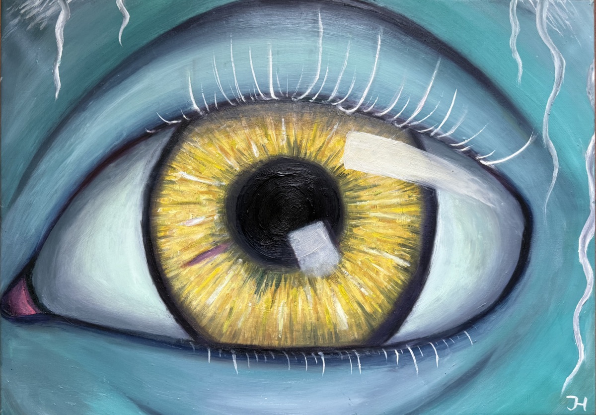 Annika Height, 14 Jahre, The eye, Öl